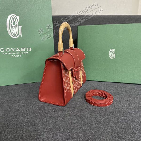 Goyard包 戈雅新款Sagon Mini手提女包 Goyard單肩斜跨女包  glg1017